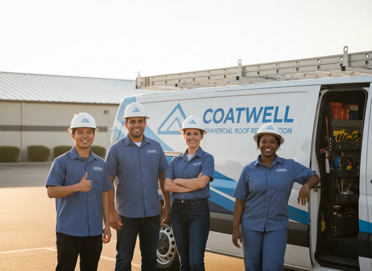 Commercial roof coating company in Finley, OK